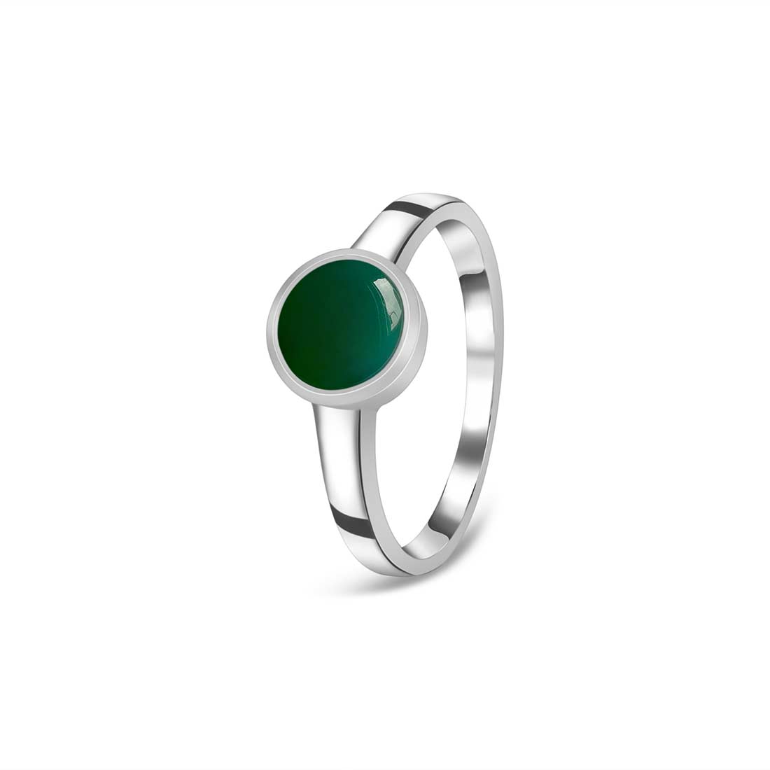 Green Onyx Ring-(GRO-SR-1821.)